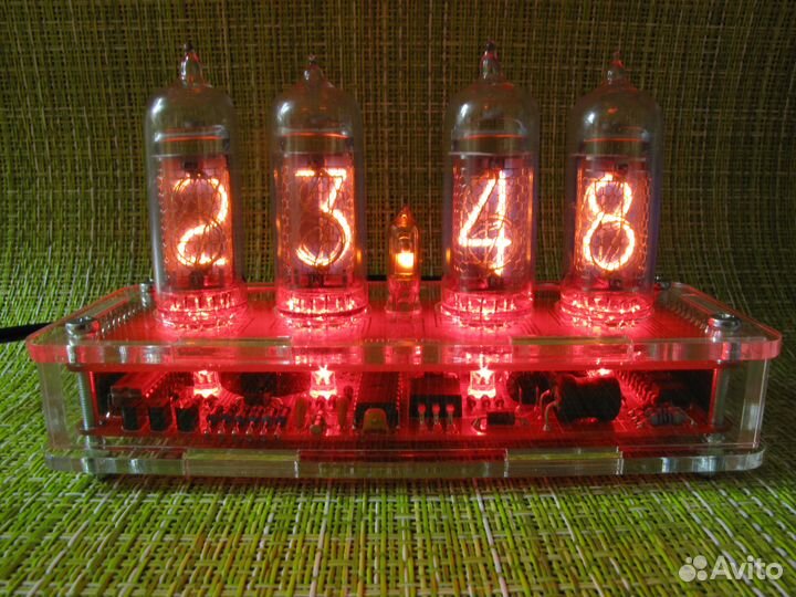 Часы на газоразрядных индикаторах ин-14