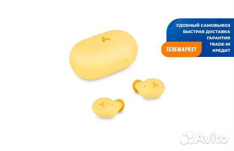 Беспроводные наушники Accesstyle Fox TWS Yellow