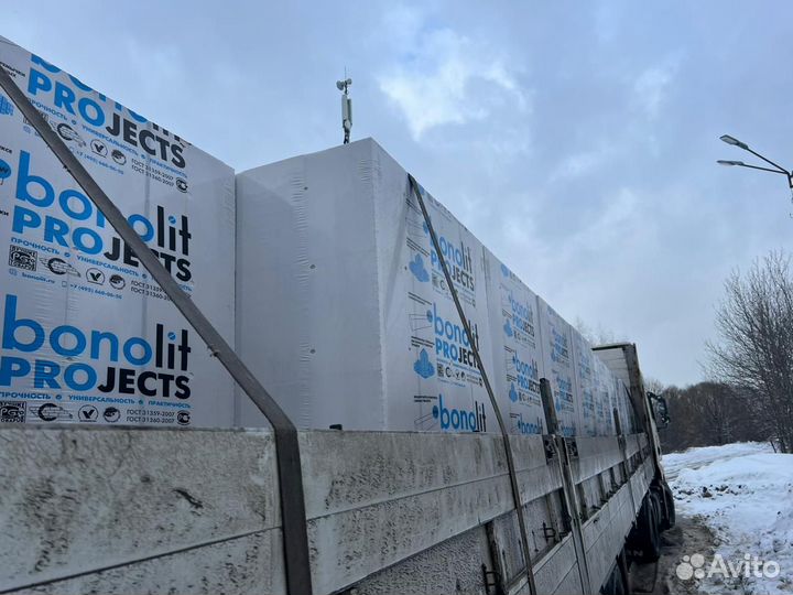 Газобетонные блоки с завода Бонолит