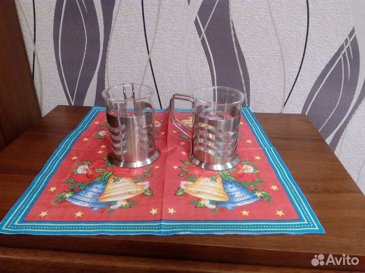 Стеклянные чайные кружки 200 мл