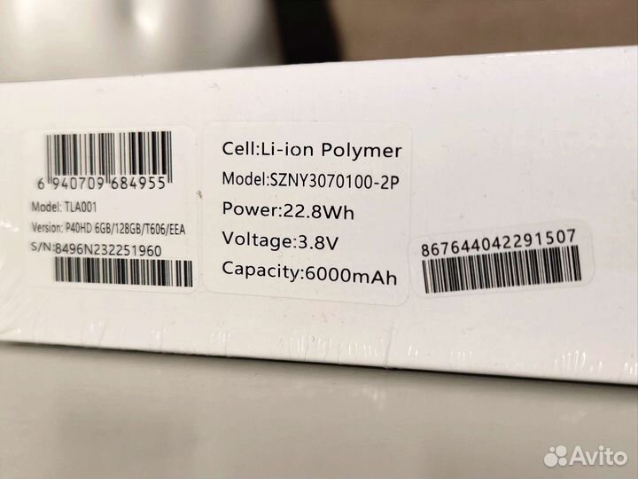 4G Планшет Teclast P40HD 6+128 (2 SIM) новый