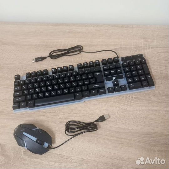 Игровая клавиатура + мышка + подсветка