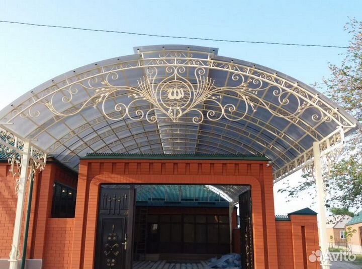 Навесы кованные