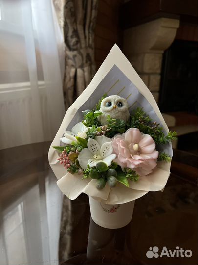 Букет из мыла. Подарок