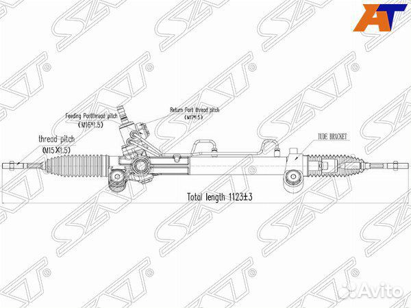Рейка рулевая toyota camry