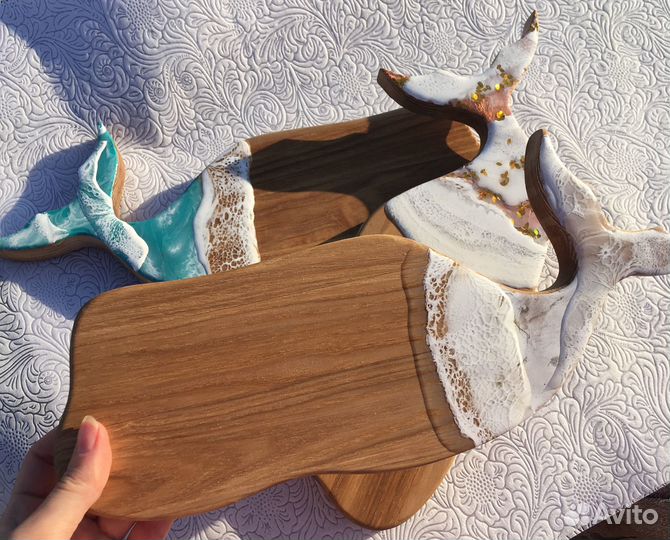 Разделочная сервировочная кухонная доска 
