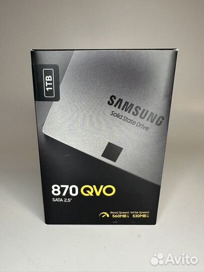Новый SSD Samsung 870 QVO 1TB