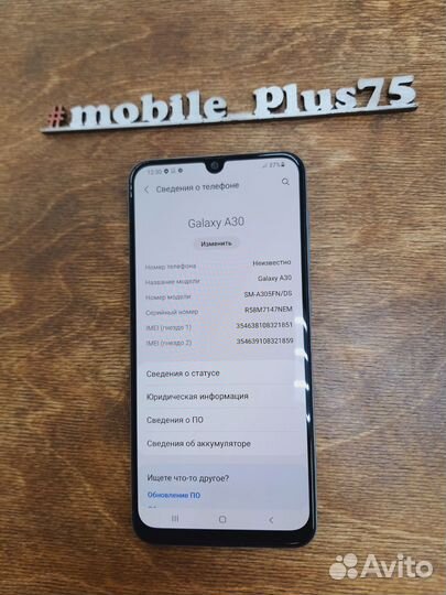 Samsung Galaxy A30, 3/32 ГБ