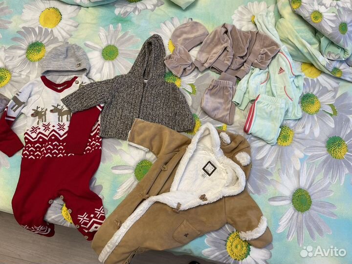 Вещи пакетом от 0 до 1,5 лет 10 кг
