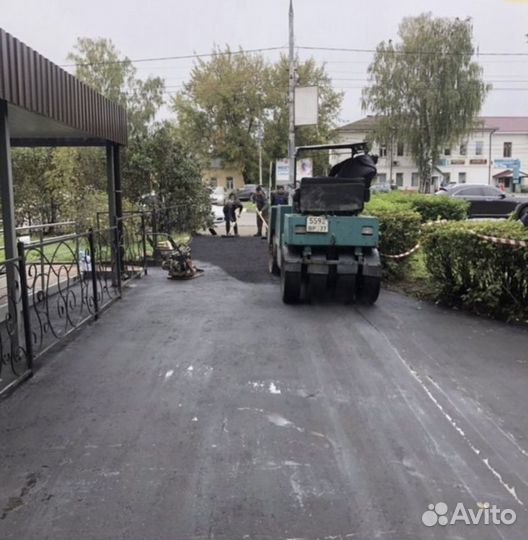 Асфальтирование, благоустройство, укладка плитки