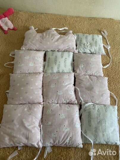 Бортики в детскую кроватку