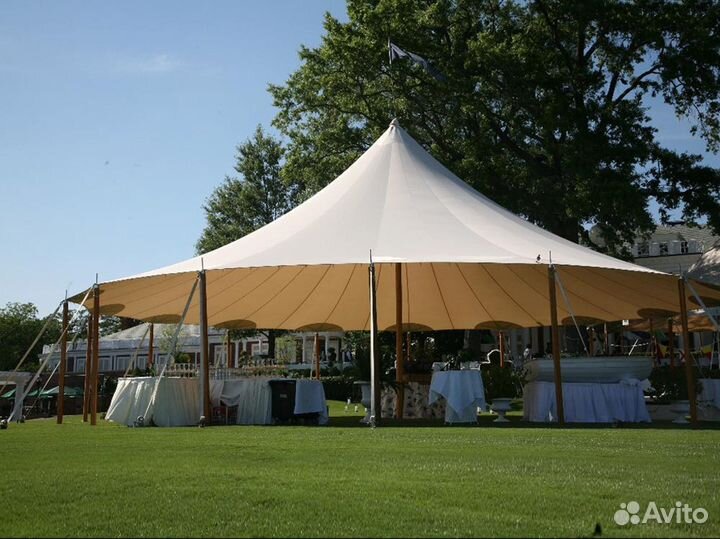 Шатёр для мероприятий 90 м2 (диаметр 10 м)