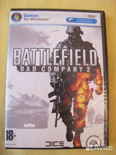 DVD Диск с игрой Battlefield: Bad Company 2