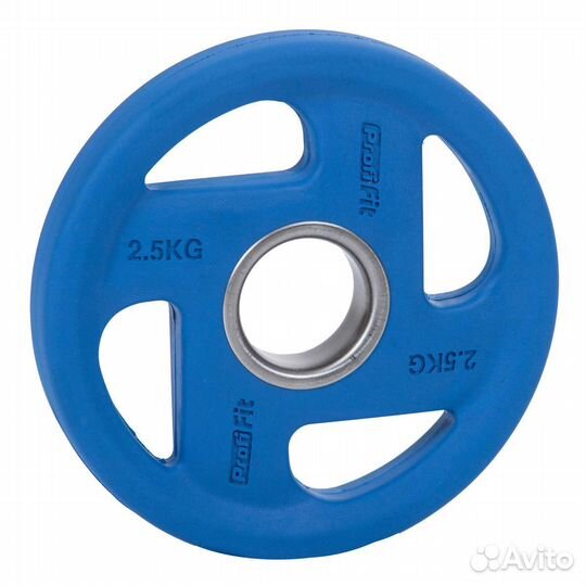 Диск для штанги обрезиненный 2,5 кг