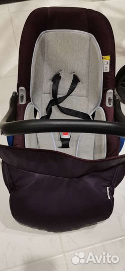 Коляска camarelo Sirion Eco 3 в 1, баклажан