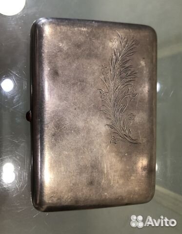 Портсигар серебряный Царская Россия