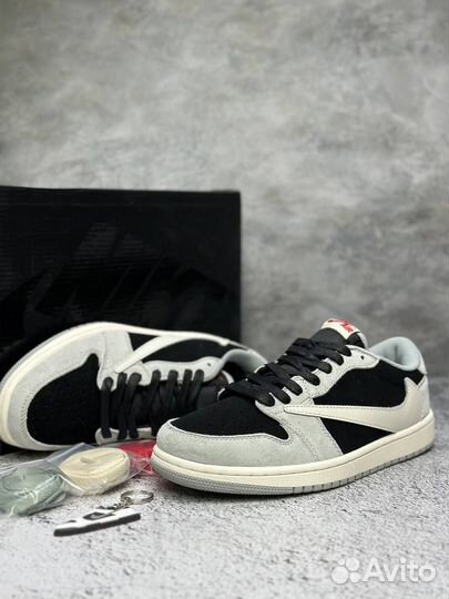 Кроссовки Nike Jordan 1 low x Travis Scott