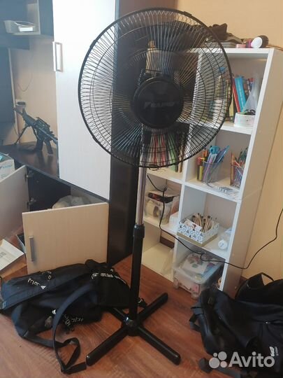 Вентилятор напольный черный Rapid