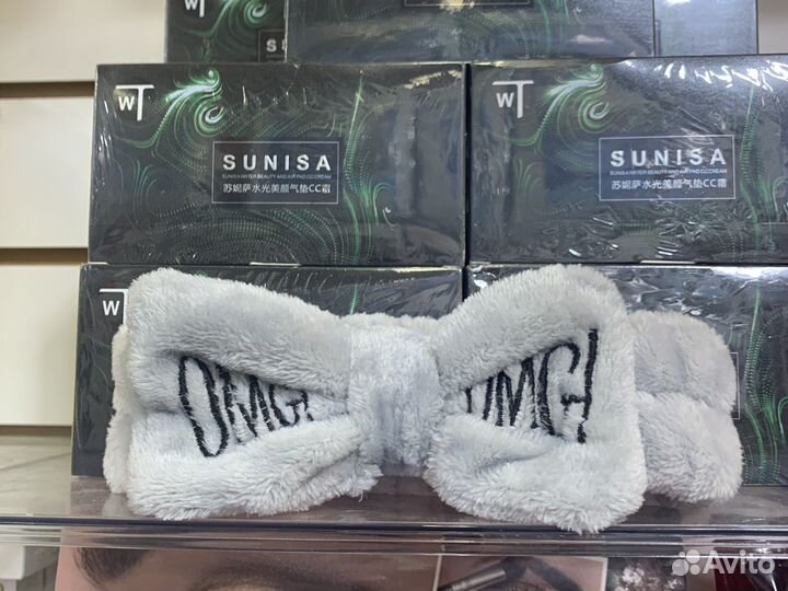 OMG повязки резинки для волос блески для губ