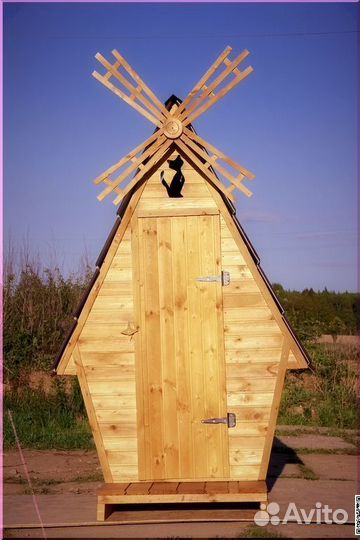 Уличный туалет с установкой ART126