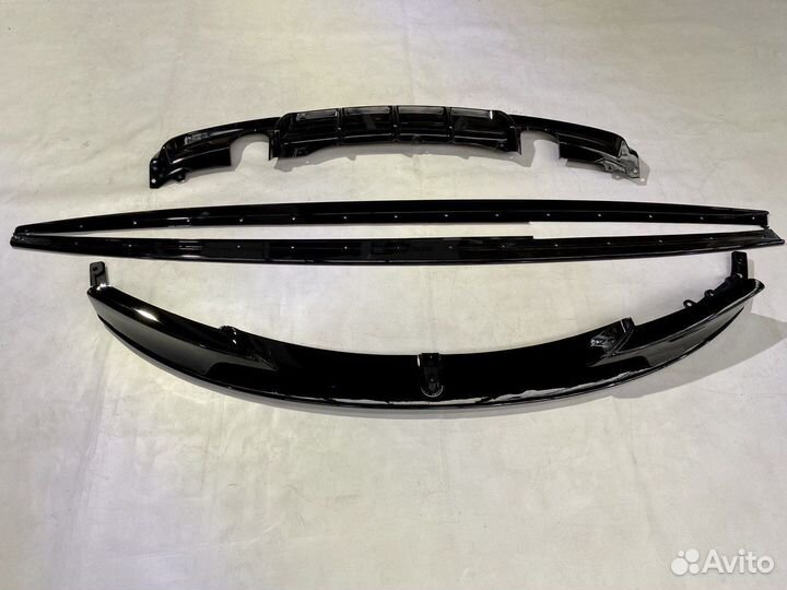 BMW F30 сплиттер м пакет+лезвия+диффузор