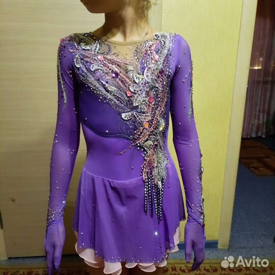 Костюм для фигурного катания 134 140