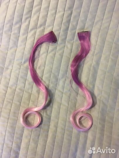Розовые пряди