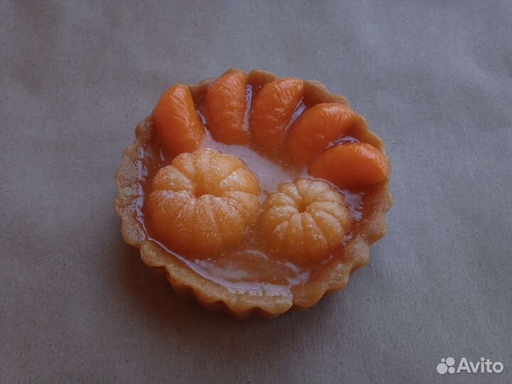 Мыло ручной работы Тарталетка с малиной