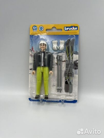 Игрушка конструктор «Лыжник» Bruder