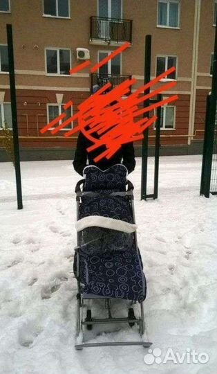 Санки-коляска Galaxy