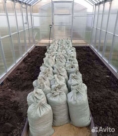 Чернозём навоз торф в мешках