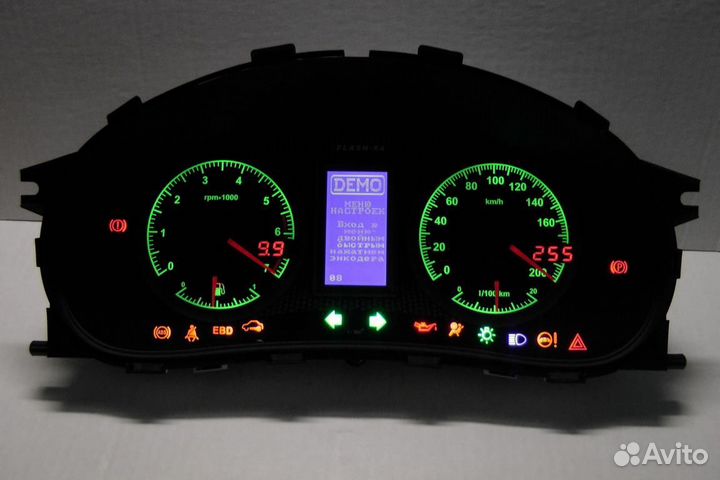 Комбинация приборов flash-X4 Приора Калина 2110