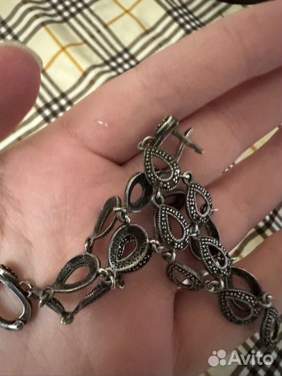 Серебряные серьги
