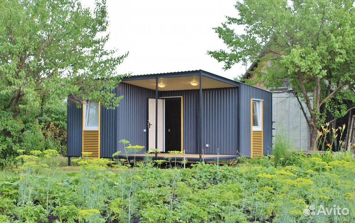 Бытовка 6.19х2.42 Вагончик Пост охраны Проходная