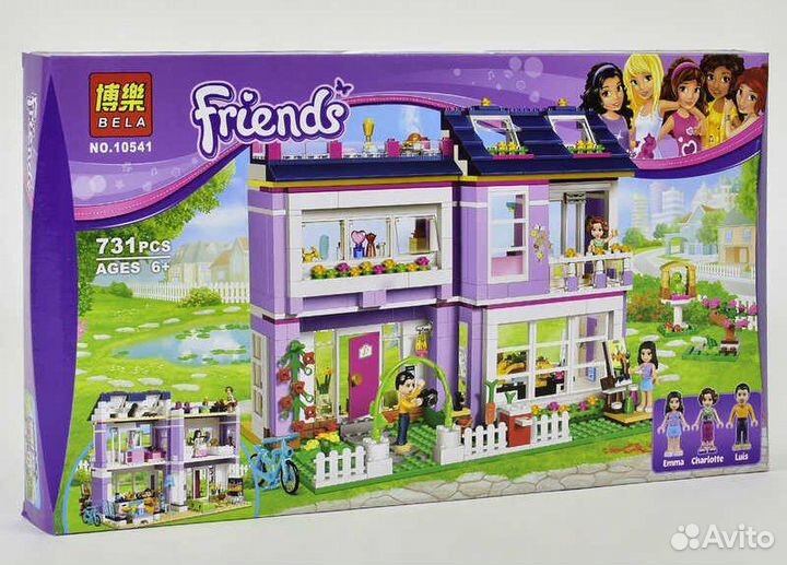 Конструктор Friends Дом Эммы 10541 (Аналог Lego Fr
