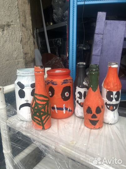 Подсвечник декоративный на хеллоуин