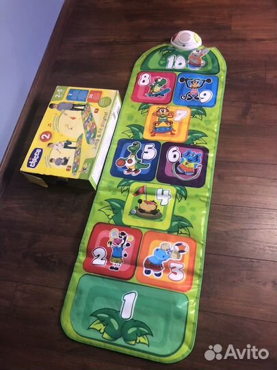 Chicco музыкальный коврик jump & fit