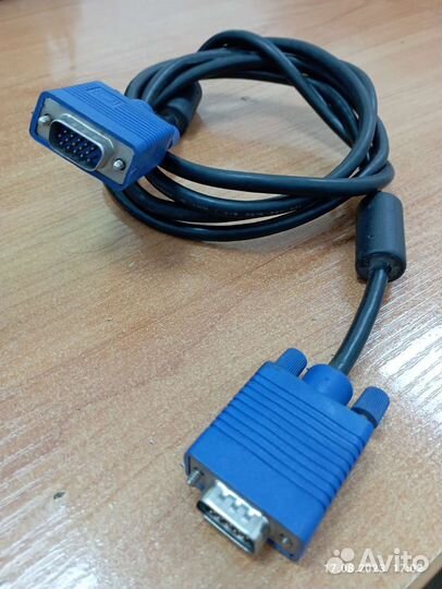 Кабели USB для принтера, VGA для монитора