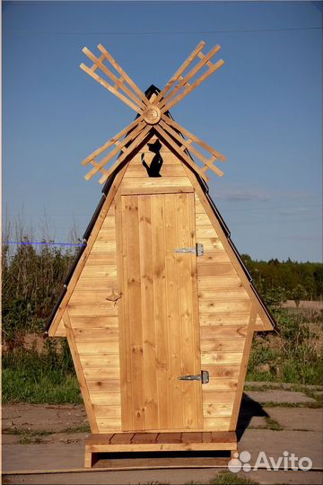 Уличный туалет с установкой SKU004