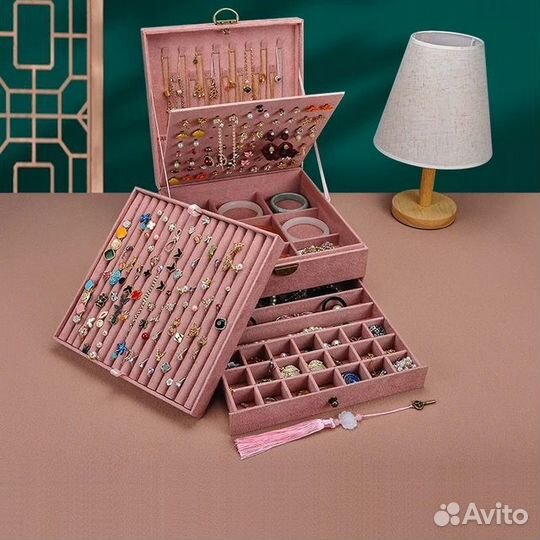 Шкатулка для украшений большая новая