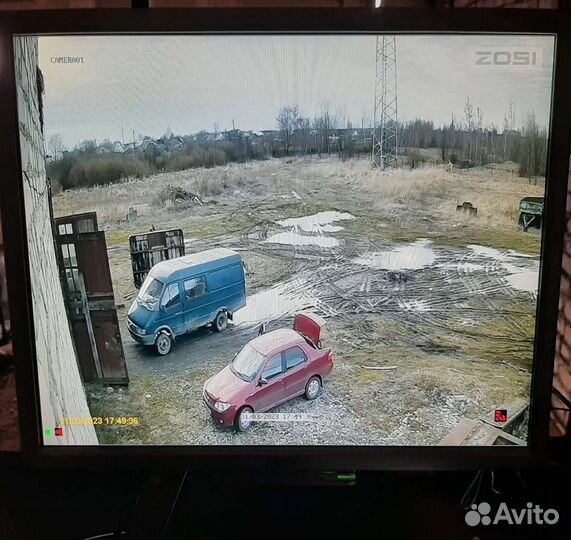 Видеонаблюдение 4 камеры Zosi 2мп