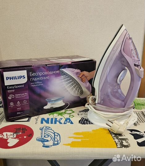 Беспроводной паровой утюг Philips