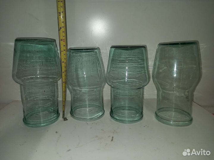 Кринка стекло ручная работа