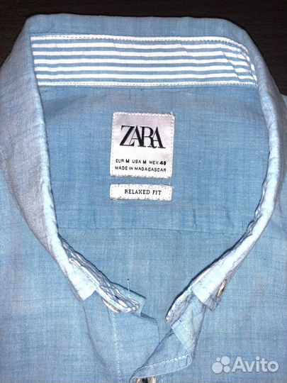 Zara M Оригинал Рубашка с Коротким Рукавом