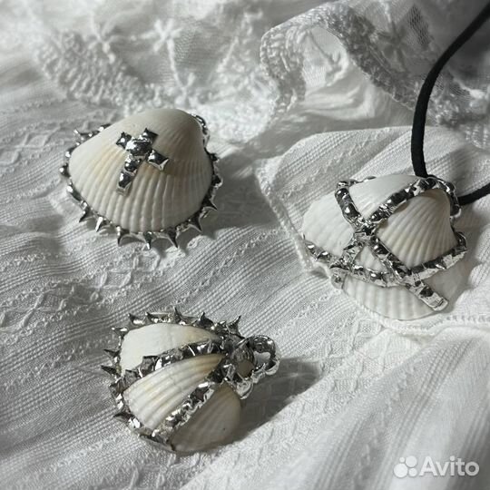 Кулон Ракушка y2k