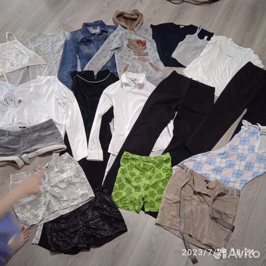 Пакет одежды 22 шт для девочки 9-14 лет