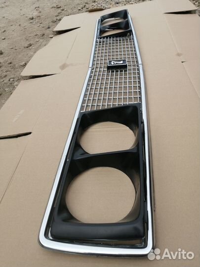Решетка ваз 2106 металл хром СССР в сборе