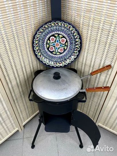 Казан 12 литров с печкой