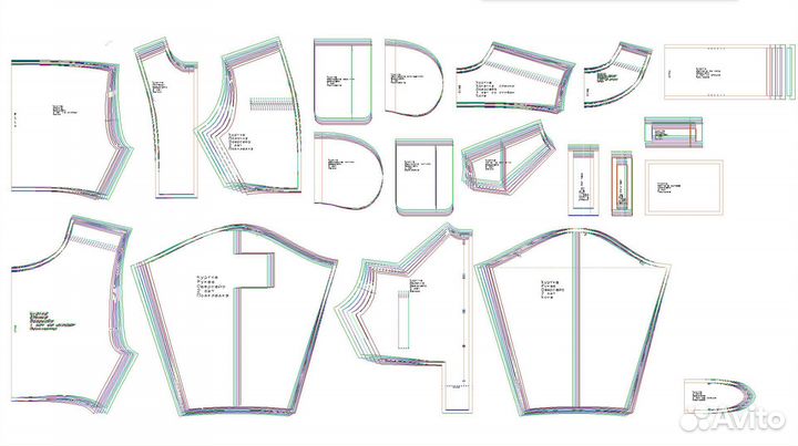 Изготовление лекал конструктор одежды