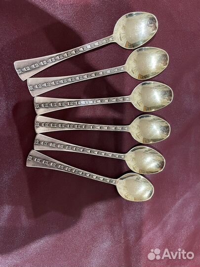 Ложечки кофейные. Серебро 916 проба